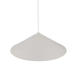 Lampadari Cucina-Selezionato da Mazzolaluce Lampadario a sospensione cono di metallo champagne 50 cm per tavolo cucina
