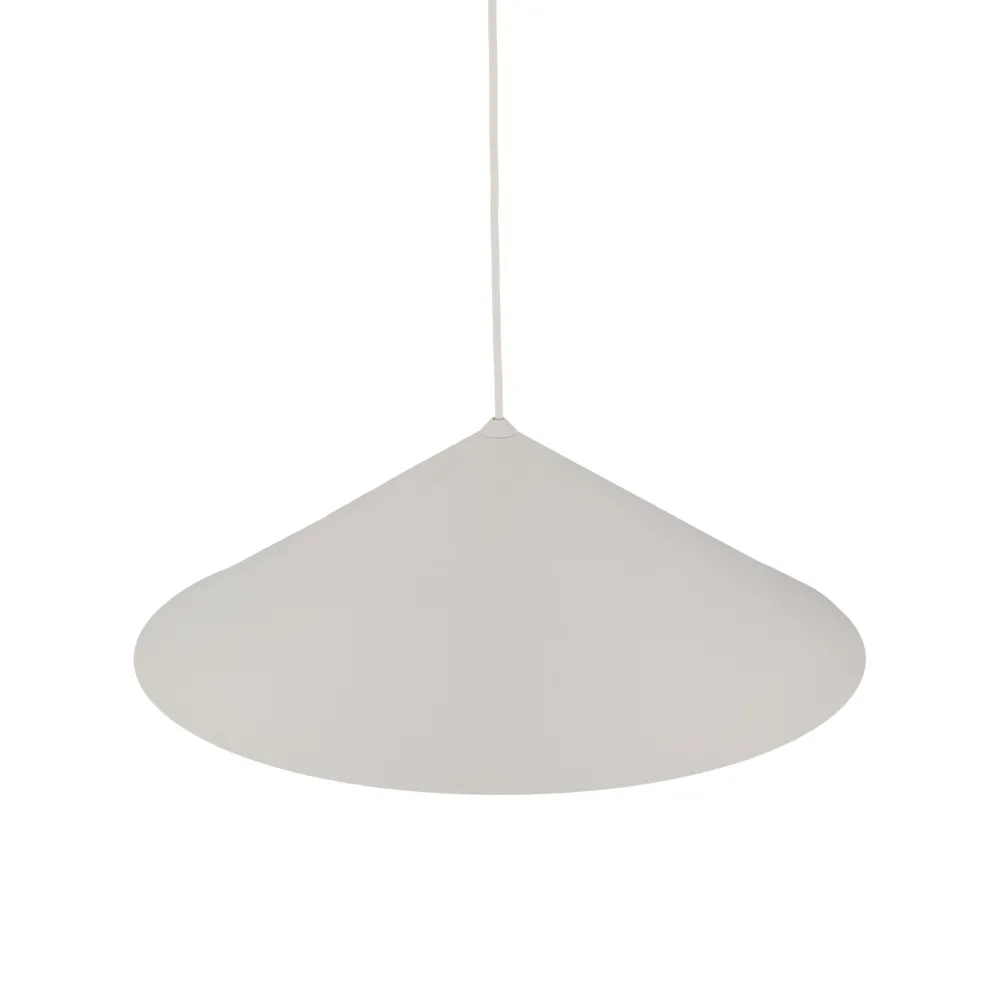 Lampadari Cucina-Selezionato da Mazzolaluce Lampadario a sospensione cono di metallo champagne 50 cm per tavolo cucina