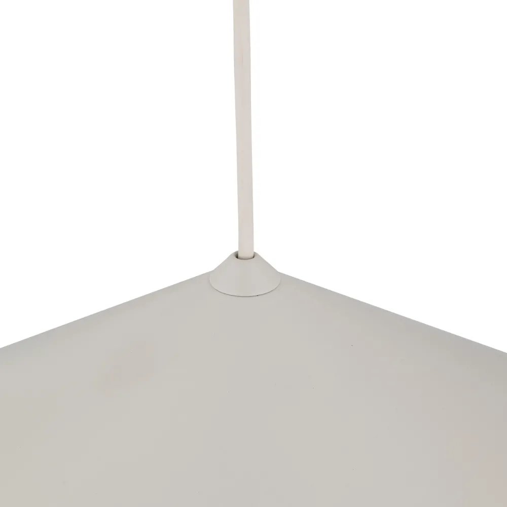 Lampadari Cucina-Selezionato da Mazzolaluce Lampadario a sospensione cono di metallo champagne 50 cm per tavolo cucina