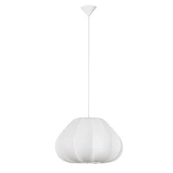Lampadari Moderni-Selezionato da Mazzolaluce Lampadario a sospensione design moderno di viscosa bianca