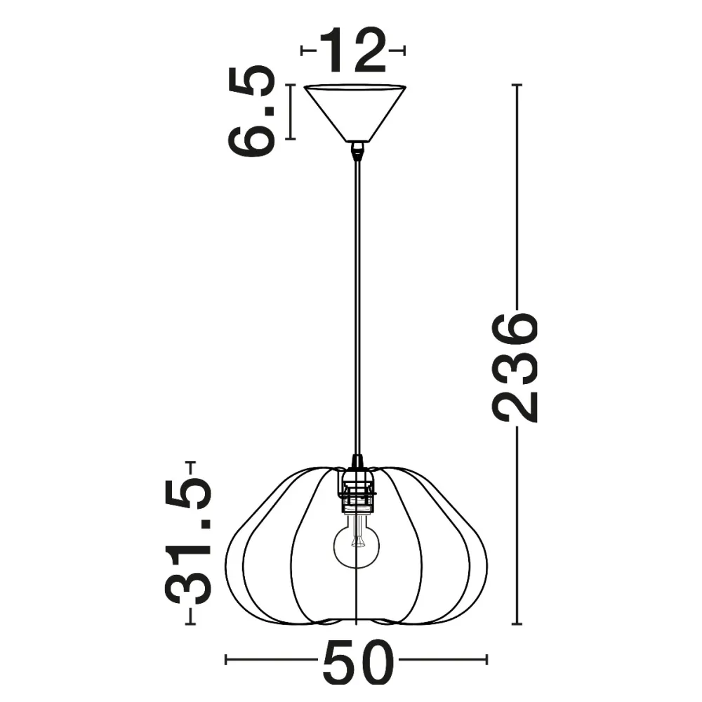 Lampadari Moderni-Selezionato da Mazzolaluce Lampadario a sospensione design moderno di viscosa bianca