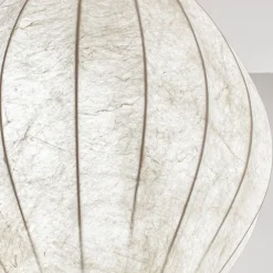 Lampadari Moderni-Selezionato da Mazzolaluce Lampadario a sospensione design seta di gelso naturale bianco sabbia