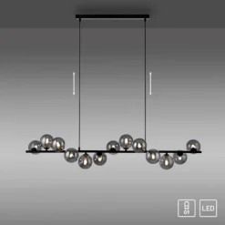 Lampadari Moderni-Selezionato da Mazzolaluce Lampadario a sospensione moderno spirale sfere di vetro per sala da pranzo