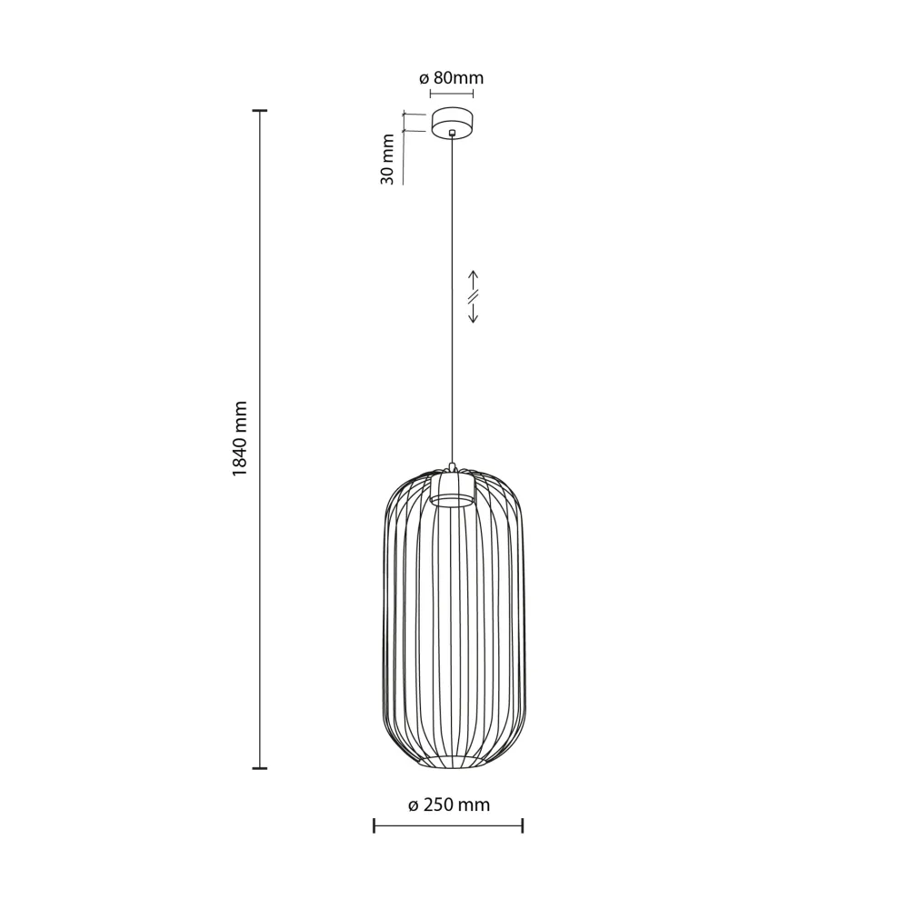 Lampade A Sospensione-Selezionato da Mazzolaluce Lampadario a sospensione nero gabbia di metallo design moderno