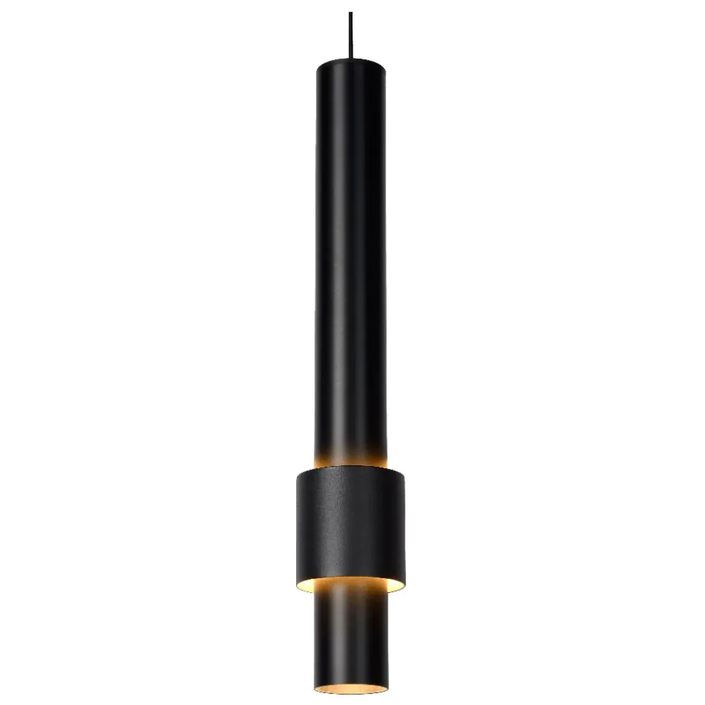 Lampadari Moderni-Selezionato da Mazzolaluce Lampadario a sospensione nero moderno led 2700k per sala da pranzo