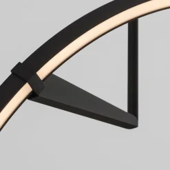 Lampadari Moderni-Selezionato da Mazzolaluce Lampadario a sospensione nero biemissione moderno led 2700k-3000k-4000k