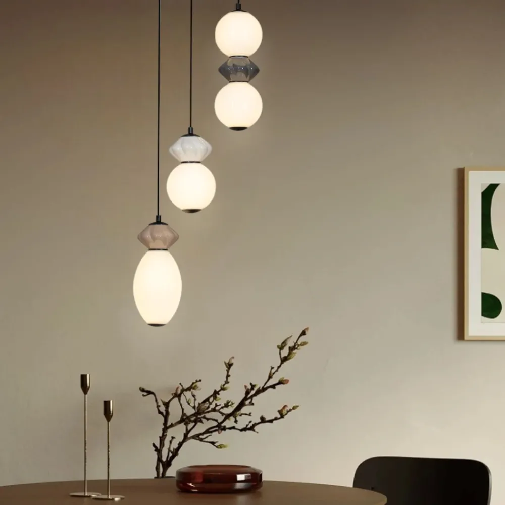 Lampadari Cucina-Selezionato da Mazzolaluce Lampadario a sospensione per tavolo cucina moderna vetro ceramica