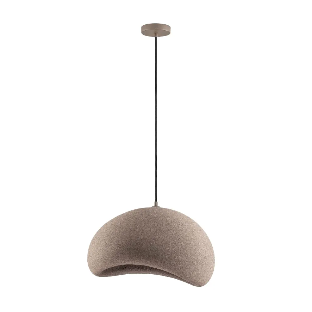 Lampadari Moderni-Selezionato da Mazzolaluce Lampadario a sospensione wabi sabi marrone 50cm design japandi