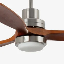 Ventilatori Da Soffitto-Selezionato da Mazzolaluce Lampadario a ventilatore con luce da soffitto 28mq pale in legno