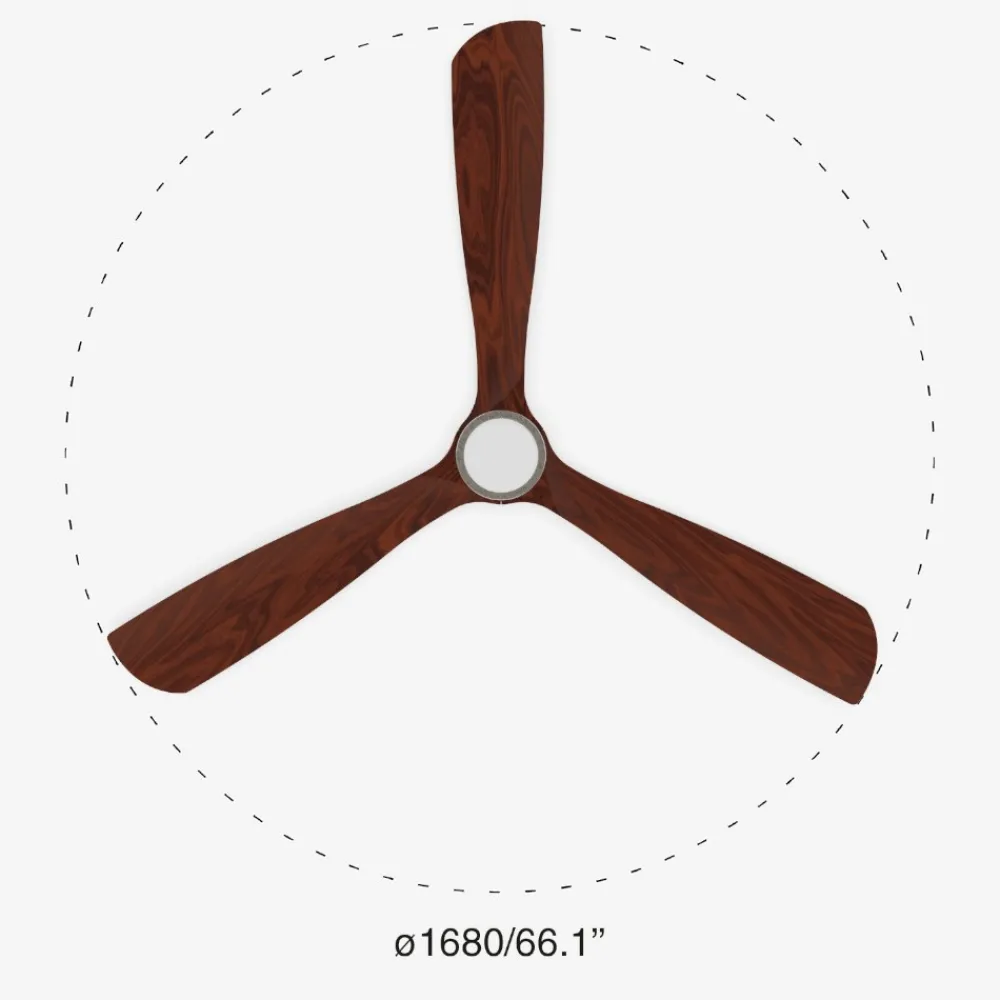 Ventilatori Da Soffitto-Selezionato da Mazzolaluce Lampadario a ventilatore con luce da soffitto 28mq pale in legno