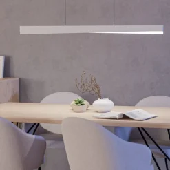 Lampadari Moderni-Eglo Lampadario barra a sospensione grigio led rgb 2700k a 6500k controllo remoto app