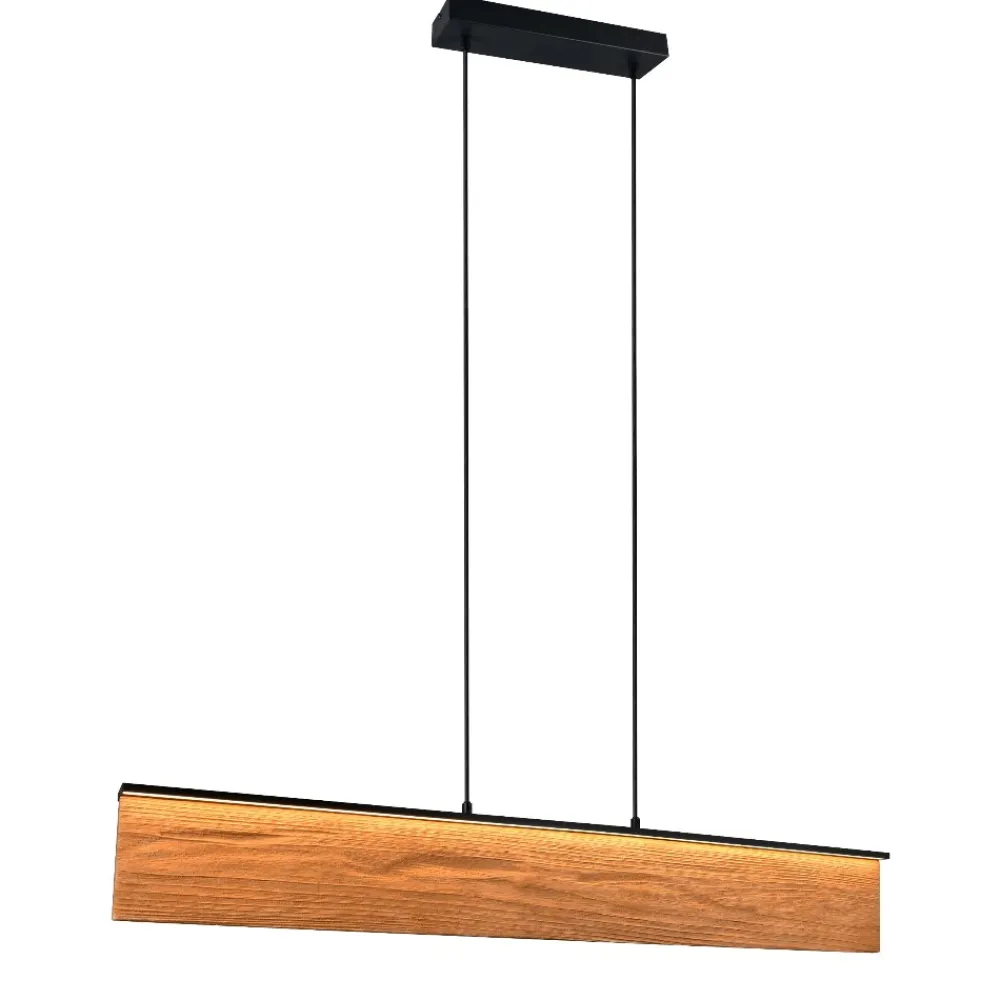 Lampadari Moderni-Selezionato da Mazzolaluce Lampadario barra di legno per tavolo sala da pranzo touch dimmer
