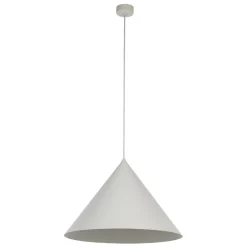 Lampadari Cucina-Selezionato da Mazzolaluce Lampadario beige cono di metallo 50cm per cucina