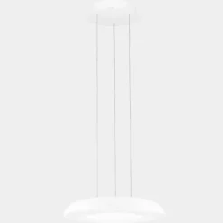 Lampadari Cucina-Selezionato da Mazzolaluce Lampadario bianco 40cm per cucina led dimmerabile 2700k 4000k