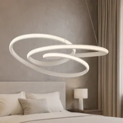 Lampadario Camera Da Letto-Selezionato da Mazzolaluce Lampadario bianco design per camera da letto da letto