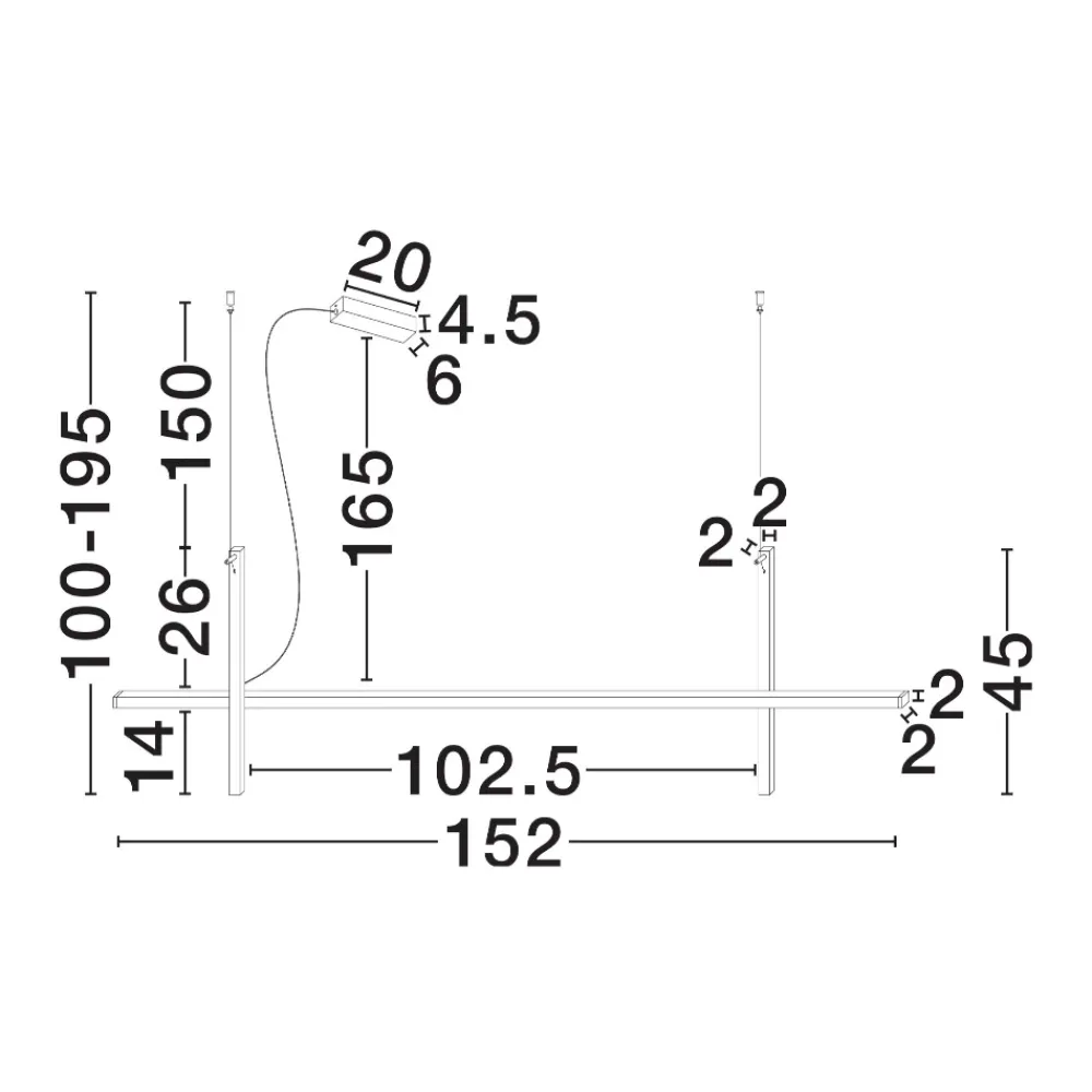 Lampadari Cucina-Selezionato da Mazzolaluce Lampadario bianco design per isola cucina moderna led 30w 3000k