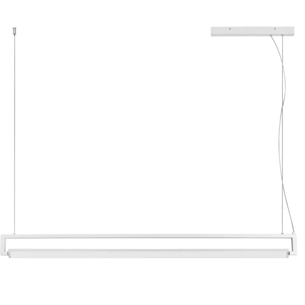 Lampadari Cucina-Selezionato da Mazzolaluce Lampadario bianco luce girevole per isola cucina moderna