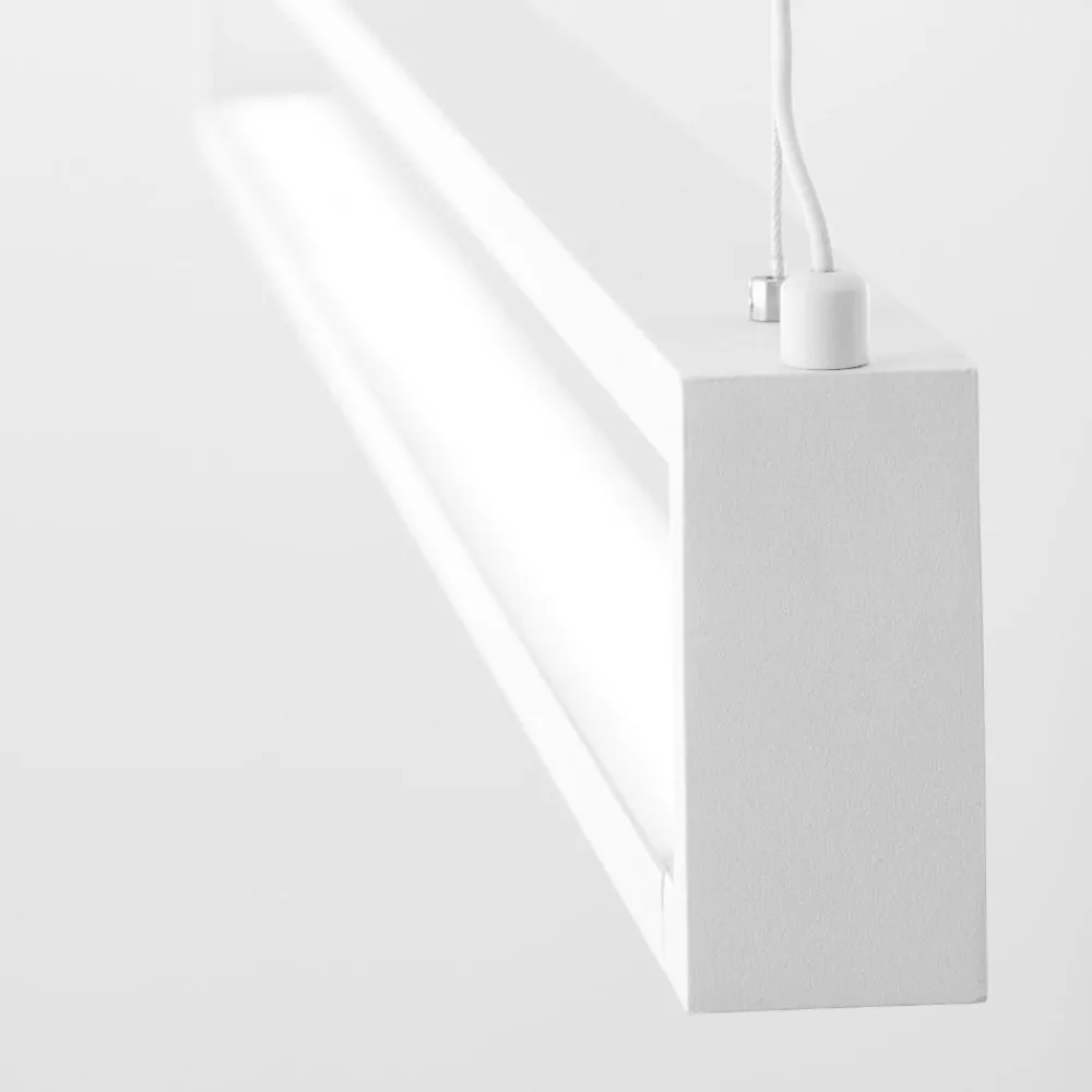 Lampadari Cucina-Selezionato da Mazzolaluce Lampadario bianco luce girevole per isola cucina moderna