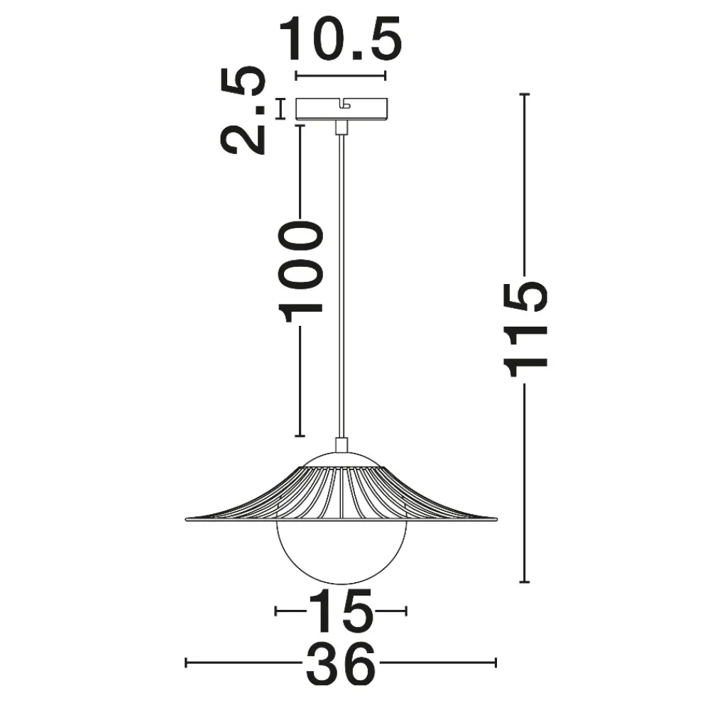 Lampadari Cucina-Selezionato da Mazzolaluce Lampadario bianco per cucina moderna cappello in metallo sfera in vetro