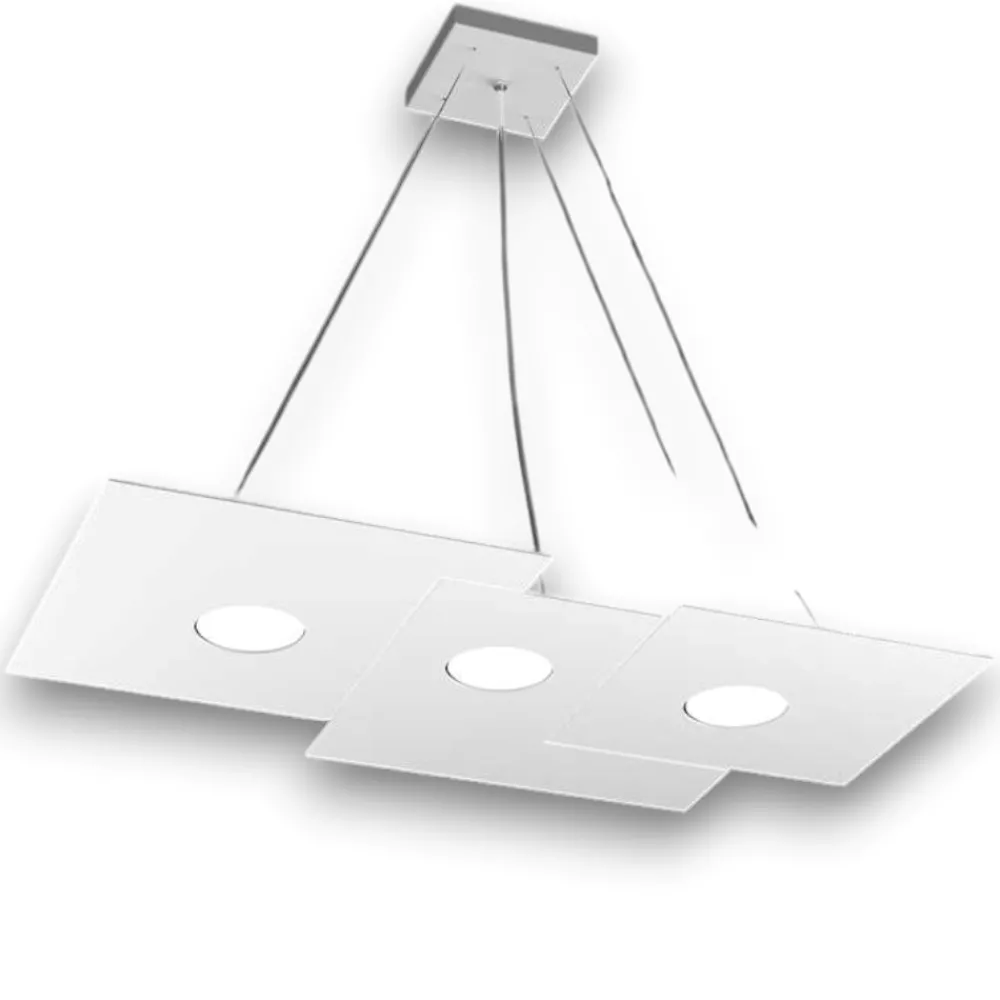 Lampadari Cucina-Top Light Lampadario bianco per sal da pranzo moderna plate