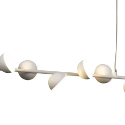 Lampadari Cucina-Selezionato da Mazzolaluce Lampadario bianco per soggiorno moderno led 36w 3000k