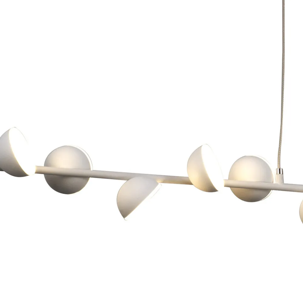 Lampadari Cucina-Selezionato da Mazzolaluce Lampadario bianco per soggiorno moderno led 36w 3000k
