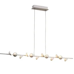 Lampadari Cucina-Selezionato da Mazzolaluce Lampadario bianco per soggiorno moderno led 36w 3000k