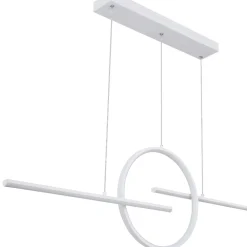 Lampadari Moderni-Selezionato da Mazzolaluce Lampadario bianco per soggiorno moderno led dimmerabile