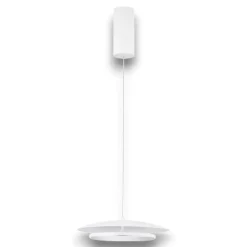 Lampadari Cucina-Selezionato da Mazzolaluce Lampadario bianco saliscendi 35cm per cucina moderna led 3000k