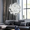 Lampadari Moderni-Selezionato da Mazzolaluce Lampadario bianco sfera per soggiorno moderno