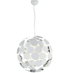 Lampadari Moderni-Selezionato da Mazzolaluce Lampadario bianco sfera per soggiorno moderno