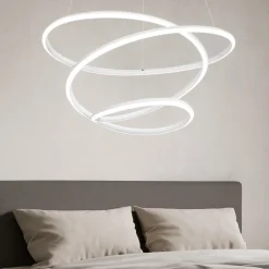Lampadario Camera Da Letto-Selezionato da Mazzolaluce Lampadario bianco 36w per camera da letto 36w 4000k dimmerabile