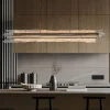 Lampadari Moderni-Selezionato da Mazzolaluce Lampadario bilancere design per soggiorno vetro ottone anticato