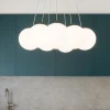 Lampadari Cucina-Vivida International Lampadario bronzo vivida pearl 7 luci bianche per tavolo cucina led 36w 3000k