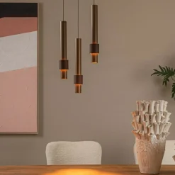 Lampadari Moderni-Selezionato da Mazzolaluce Lampadario caffe oro per tavolo sala da pranzo moderna