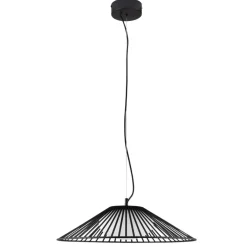 Lampadari Moderni-Selezionato da Mazzolaluce Lampadario cappello nero bianco per sala da pranzo moderna
