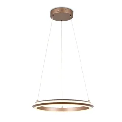 Lampadari Moderni-Selezionato da Mazzolaluce Lampadario cerchio caffe design moderno led 2300k-4000k dimmerabile