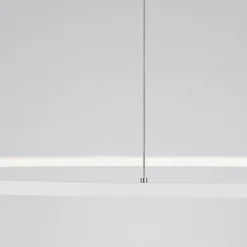 Lampadari Moderni-Selezionato da Mazzolaluce Lampadario cerchio 100cm bianco led dimmerabile
