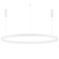 Lampadari Moderni-Selezionato da Mazzolaluce Lampadario cerchio 150cm bianco led 2700k a 6000k dimmerabile