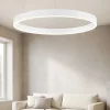 Lampadari Moderni-Selezionato da Mazzolaluce Lampadario cerchio 60cm bianco led 40w 2700k a 6000k dimmerabile