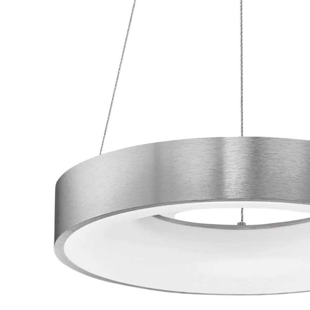 Lampadari Moderni-Selezionato da Mazzolaluce Lampadario cerchio 38cm grigio tondo led 30w 3000k