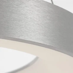 Lampadari Moderni-Selezionato da Mazzolaluce Lampadario cerchio 60cm led 3000k dimmerabile grigio