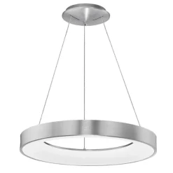 Lampadari Moderni-Selezionato da Mazzolaluce Lampadario cerchio 60cm led 3000k dimmerabile grigio