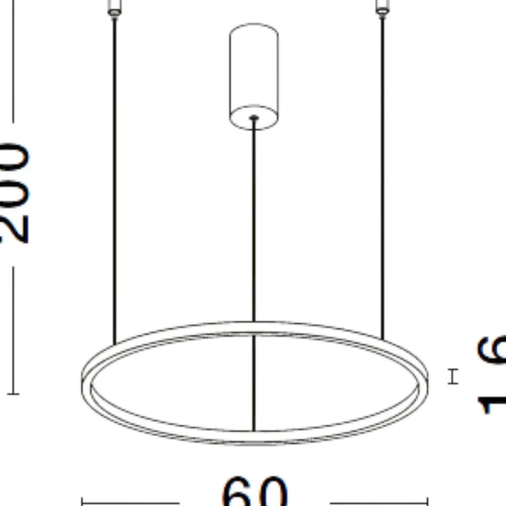 Lampadari Moderni-Selezionato da Mazzolaluce Lampadario cerchio led 60cm grigio champagne
