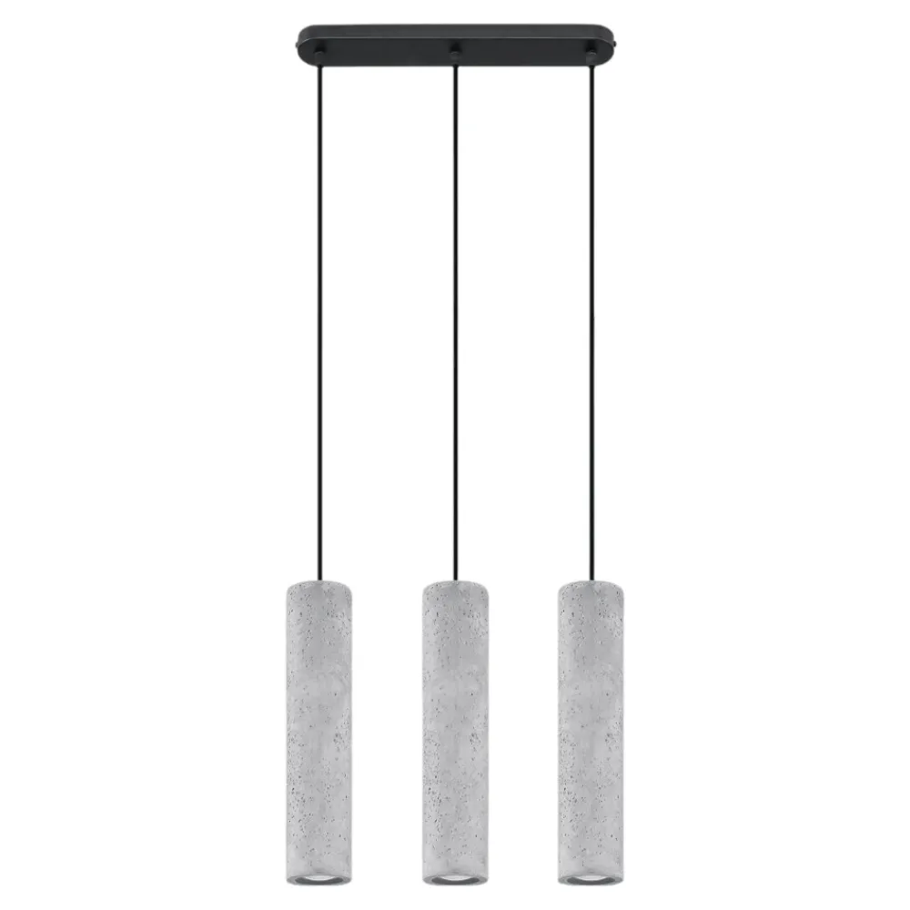 Lampadari Cucina-Selezionato da Mazzolaluce Lampadario cilindri di cemento per cucina