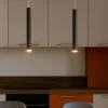 Lampadari Cucina-Top Light Lampadario cilindri marrone per sala da pranzo