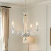 Lampadari Moderni-Ondaluce Lampadario classico tre luci lp ravel vetri trasparenti