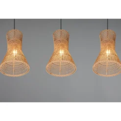 Lampadari Cucina-Selezionato da Mazzolaluce Lampadario clessidra 3 luci per cucina 20 cm marrone
