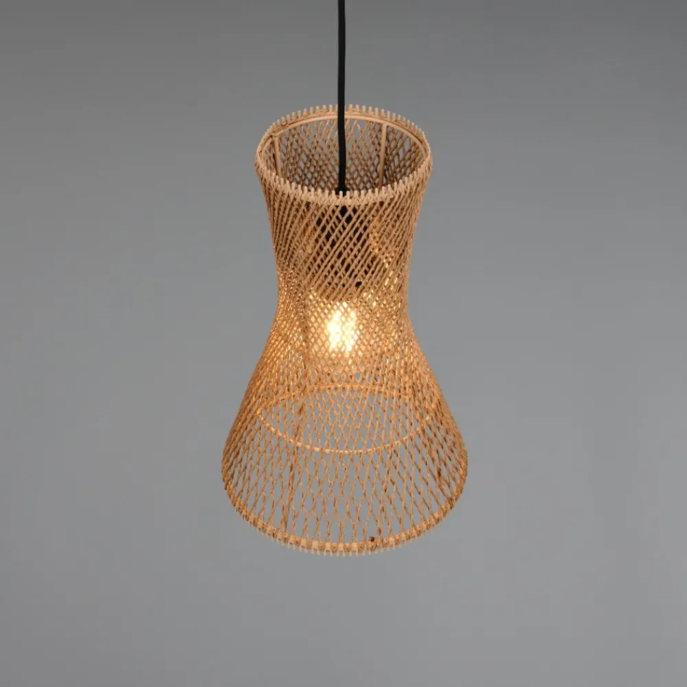 Lampadari Cucina-Selezionato da Mazzolaluce Lampadario clessidra per cucina 20 cm marrone naturale