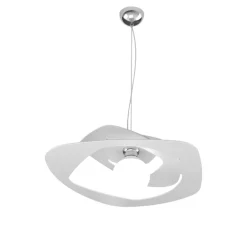 Lampadari Cucina-Top Light Lampadario 50cm per cucina moderna bianco warped